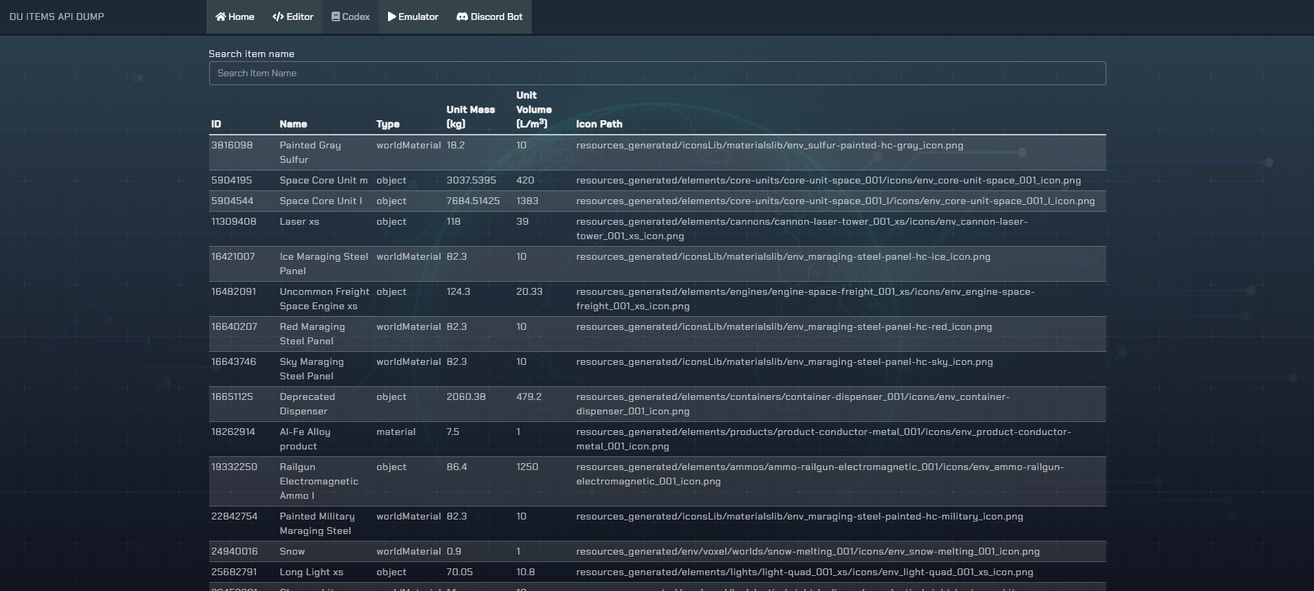 Tools for lua in dual universe